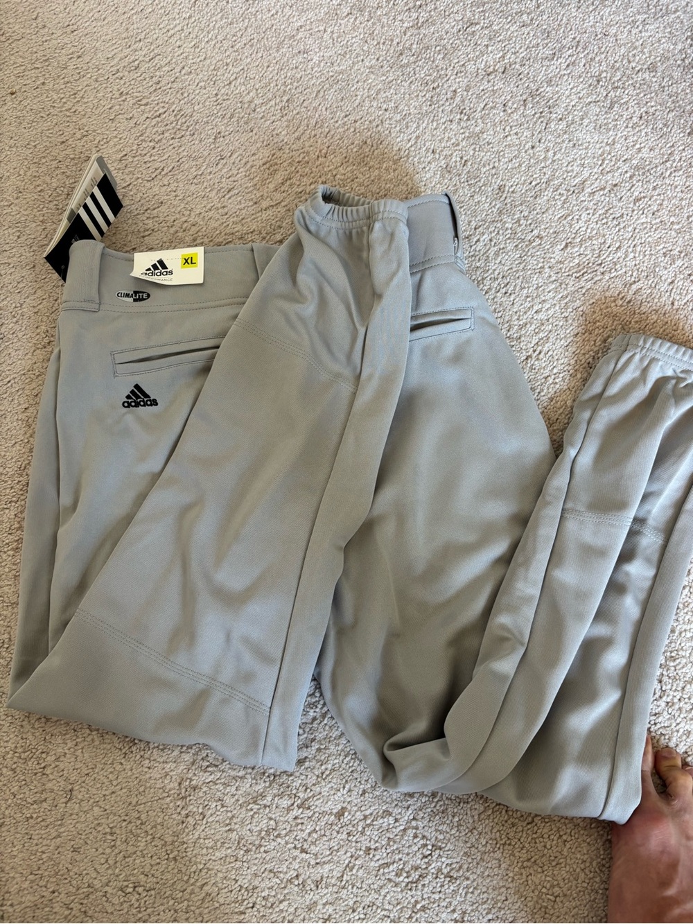 adidas Light Gray Active pants